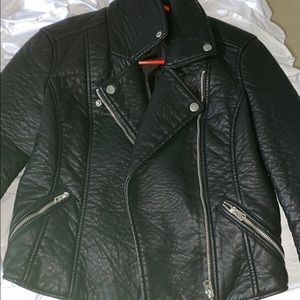Brand new leather jacket with tags